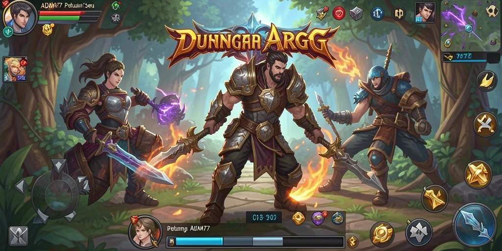 Tampilan gameplay seru dan mendebarkan dari ADAM77.
