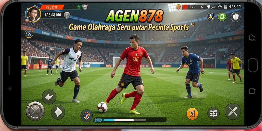 Tampilan gameplay AGEN878 yang menegangkan dalam pertandingan olahraga.