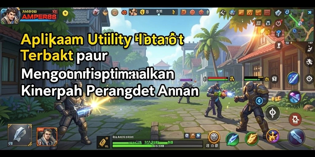 Tampilan utama AMPER88 dengan fitur Utility yang menarik.