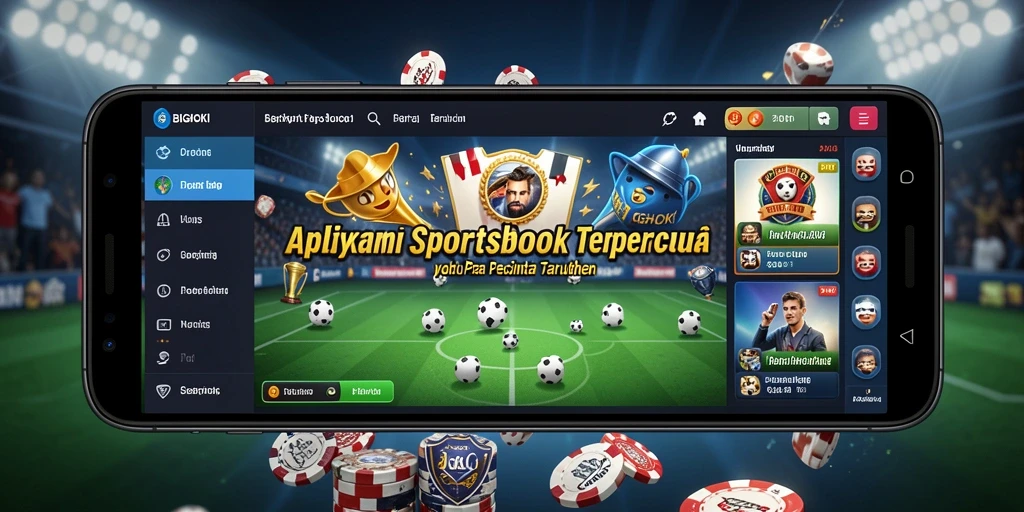 Screenshot menunjukkan tampilan antarmuka aplikasi BIGHOKI yang menarik.