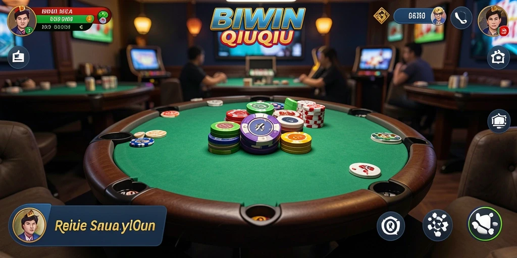 Tangkapan layar gameplay QiuQiu yang seru dan kompetitif.