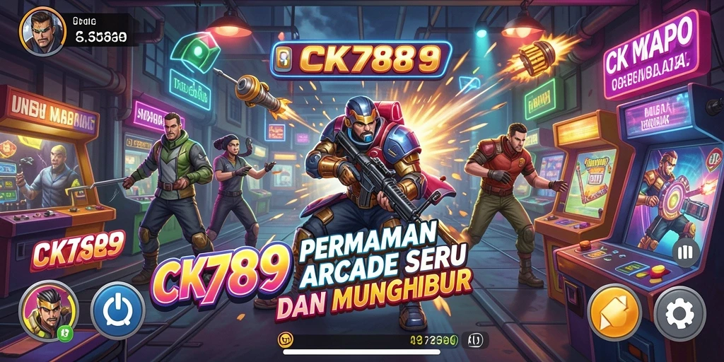 Tampilan gameplay CK789 dengan grafis yang dinamis dan seru.