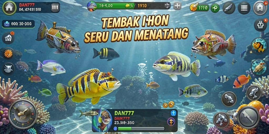 Tangkapan menangkap ikan besar dalam DAN777.
