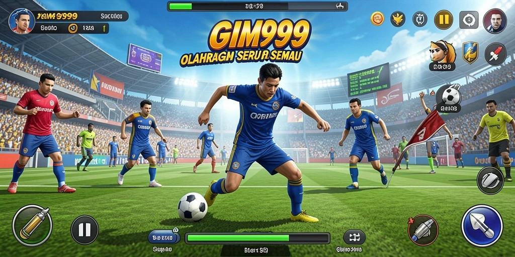 Tampilan gameplay GIM999 yang menarik dan penuh aksi.