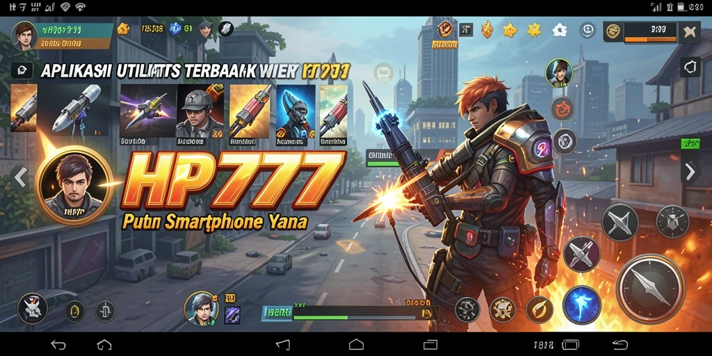 Tampilan antarmuka HP777 yang intuitif dan fungsional.