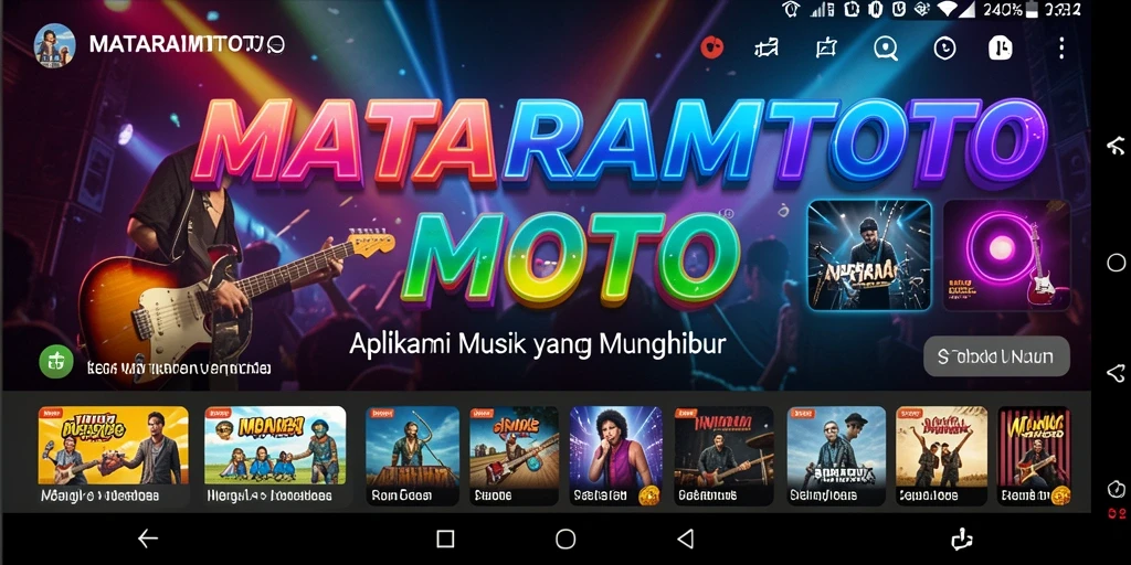 Screenshot gameplay yang menampilkan interaksi musik di MATARAMTOTO.
