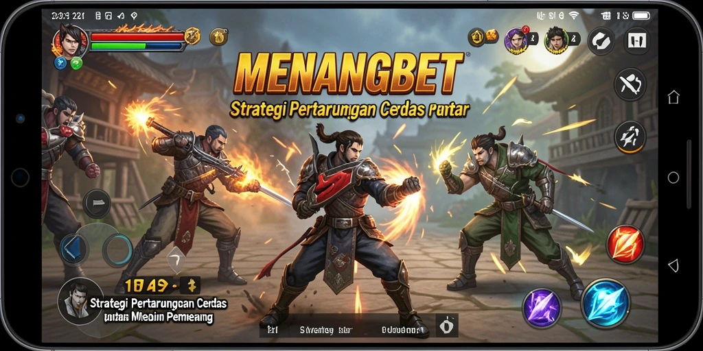 Tampilan dinamis gameplay MENANGBET yang menegangkan.