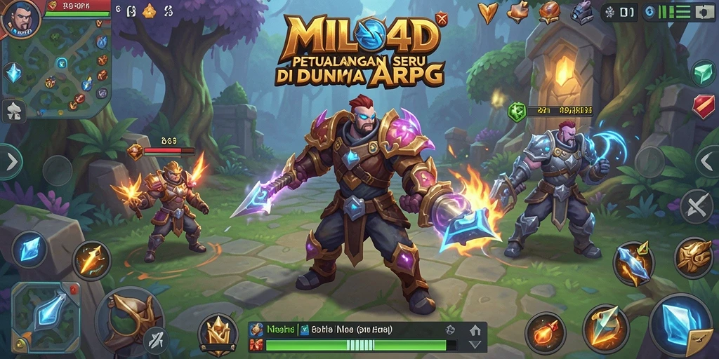 Tampilan gameplay seru dan aksi yang mendebarkan di MILO4D.