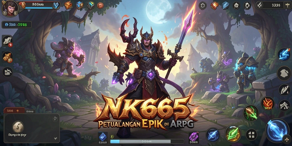 Gameplay NK666 yang penuh aksi dan tantangan di dunia ARPG.