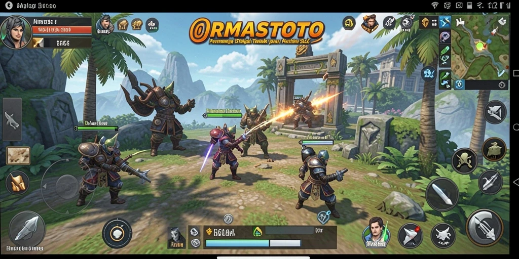 Tampilan gameplay seru dari ORMASTOTO yang menarik dan strategis.