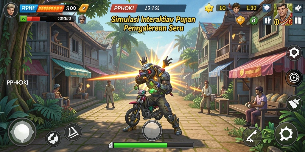 Gameplay PPHOKI menampilkan simulasi interaktif yang mendebarkan.