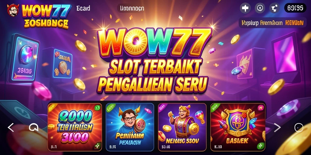 Tangkapan layar gameplay WOW77 yang menampilkan pengalaman bermain slot yang mendebarkan.